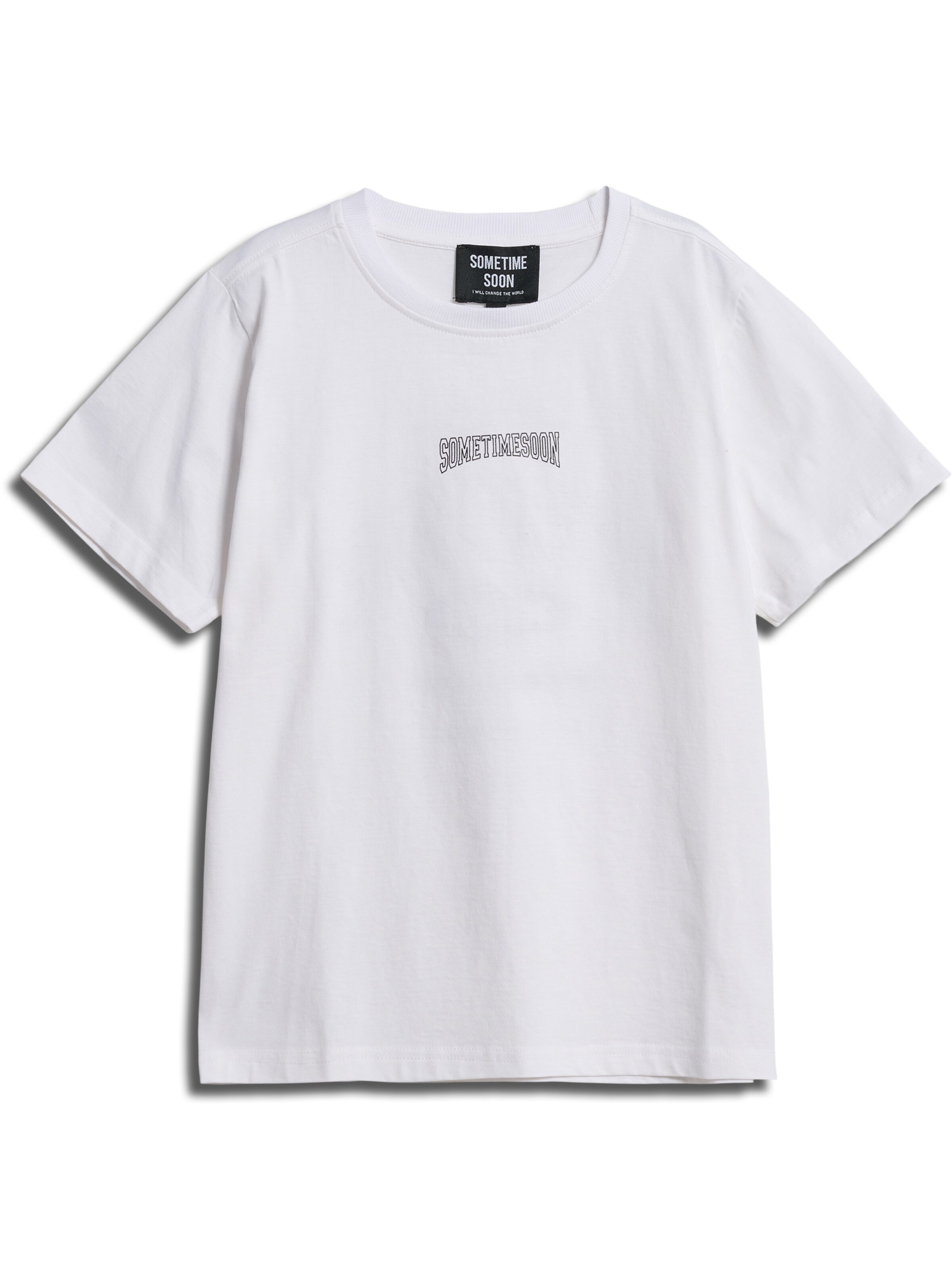 SOMETIME SOON - Camisola 'Ulrich' em branco: frente