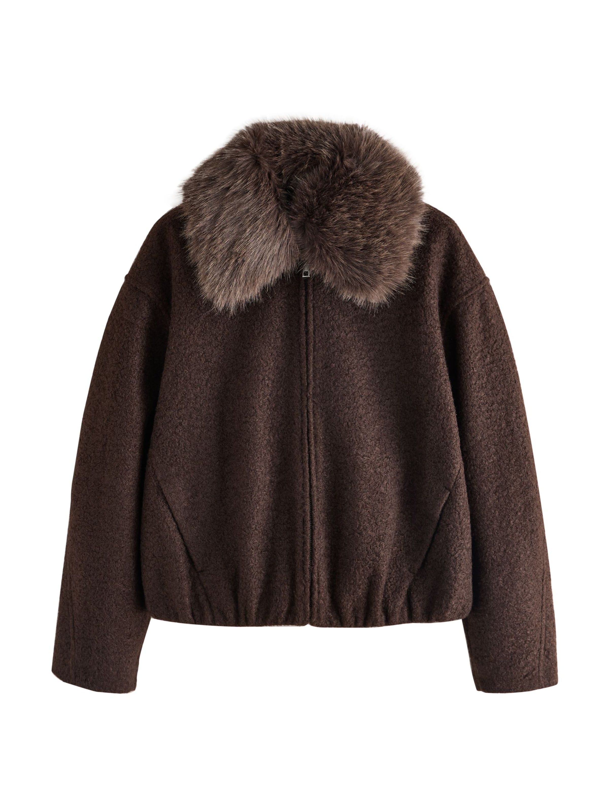 Next Jacke in Braun: Vorderseite