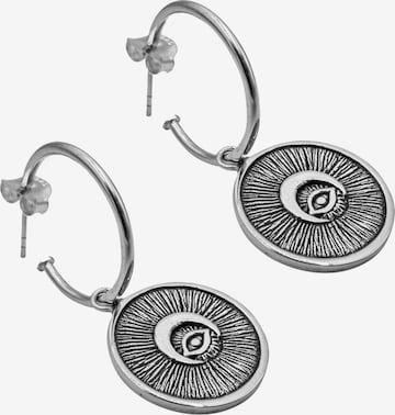 Haze&Glory Earrings 'Evil Eye' in Silver