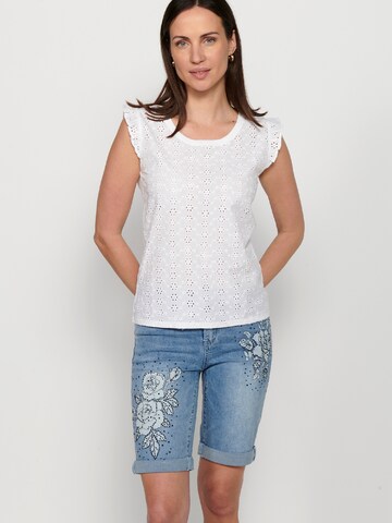 KOROSHI - Top en blanco