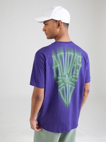 ADIDAS ORIGINALS - Camiseta 'SKELETON SK' en lila: frente