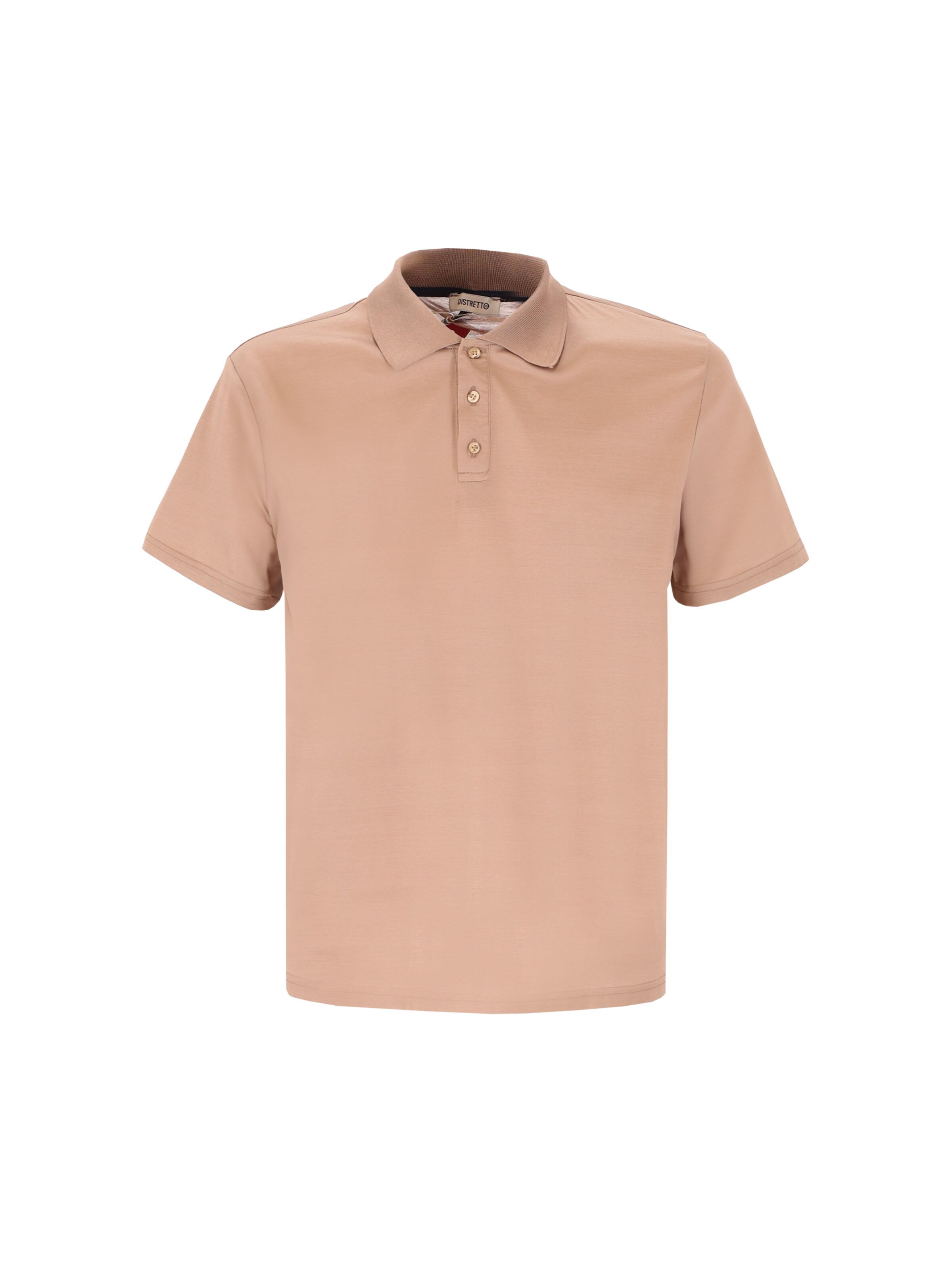 Distretto12 Poloshirt 'Scot' in cappuccino, Produktansicht