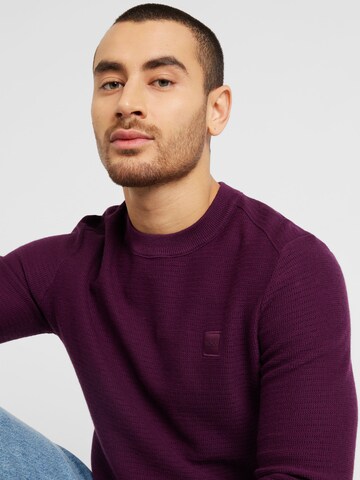 BOSS Orange Sweater 'Anion' in Purple