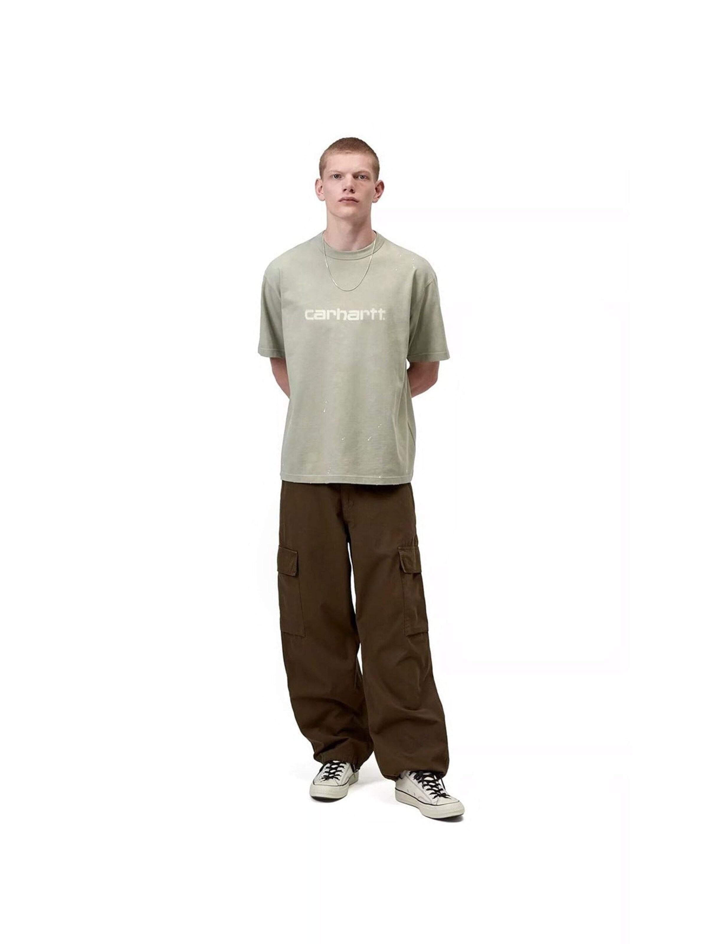 Maglietta 'S/S PAINTER T-SHIRT SHADY GREEN' di Carhartt WIP in verde