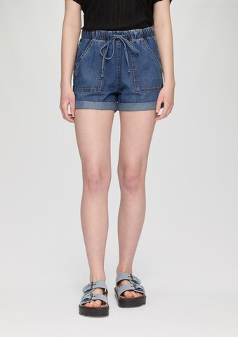 QS Regular Shorts in Blau: predná strana