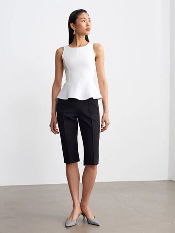 Camicia da donna 'Blusen' di Dilvin in bianco: frontale