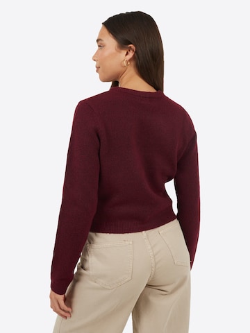 BRAVE SOUL Gebreid vest in Rood