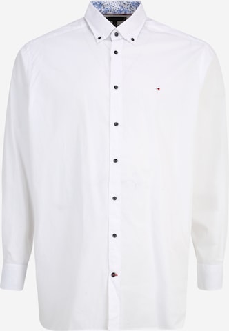 Tommy Hilfiger Big & Tall Slim fit Overhemd in Wit: voorkant