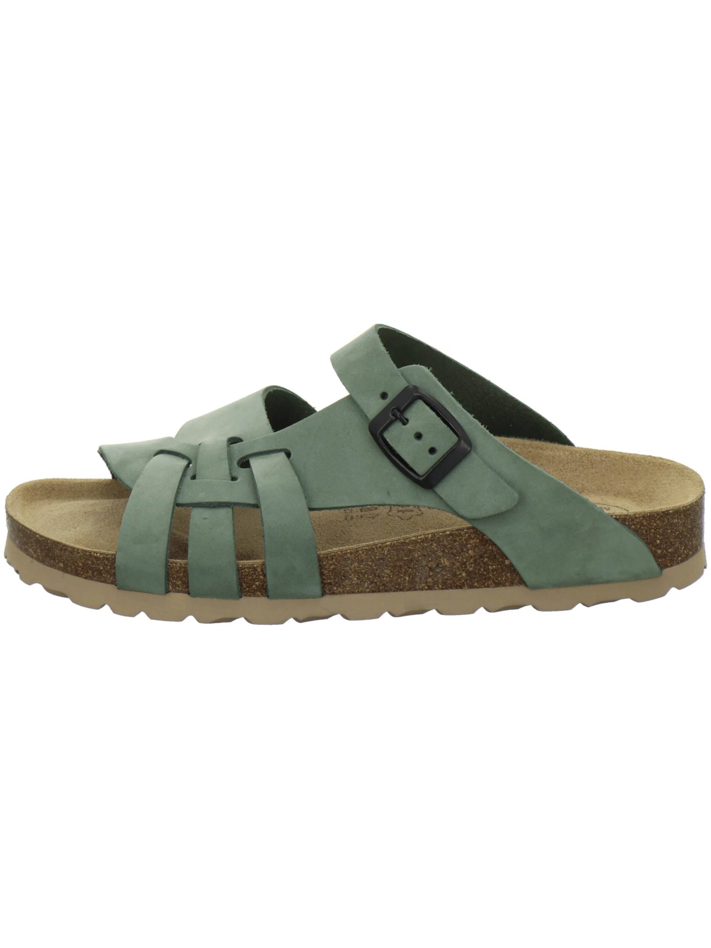 AFS-Schuhe - Zapatos abiertos 'Pantoletten Damen Kralle verde' en verde