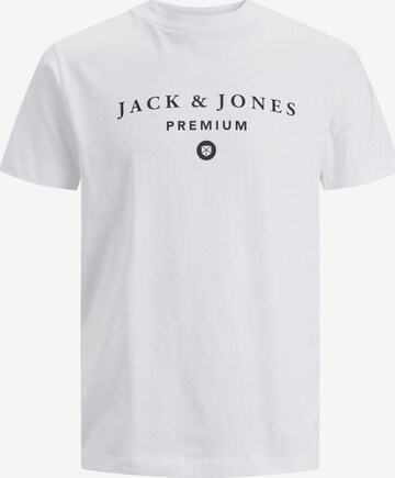 T-Shirt Jack & Jones Plus en blanc : devant