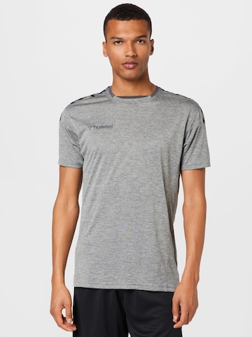 Hummel Функциональная футболка в Серый: спереди