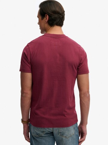 Superdry & Co - Camisa 'Vintage Prep' em vermelho