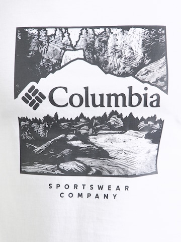 T-Shirt fonctionnel 'CSC' COLUMBIA en blanc