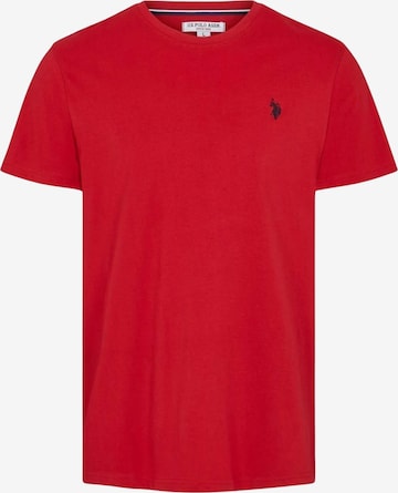 U.S. POLO ASSN. T-Shirt 'Arjun' in Rot: Vorderseite