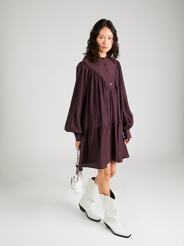VILA ROUGE EDIT Shirt dress 'VIFLORENCINE' in Purple