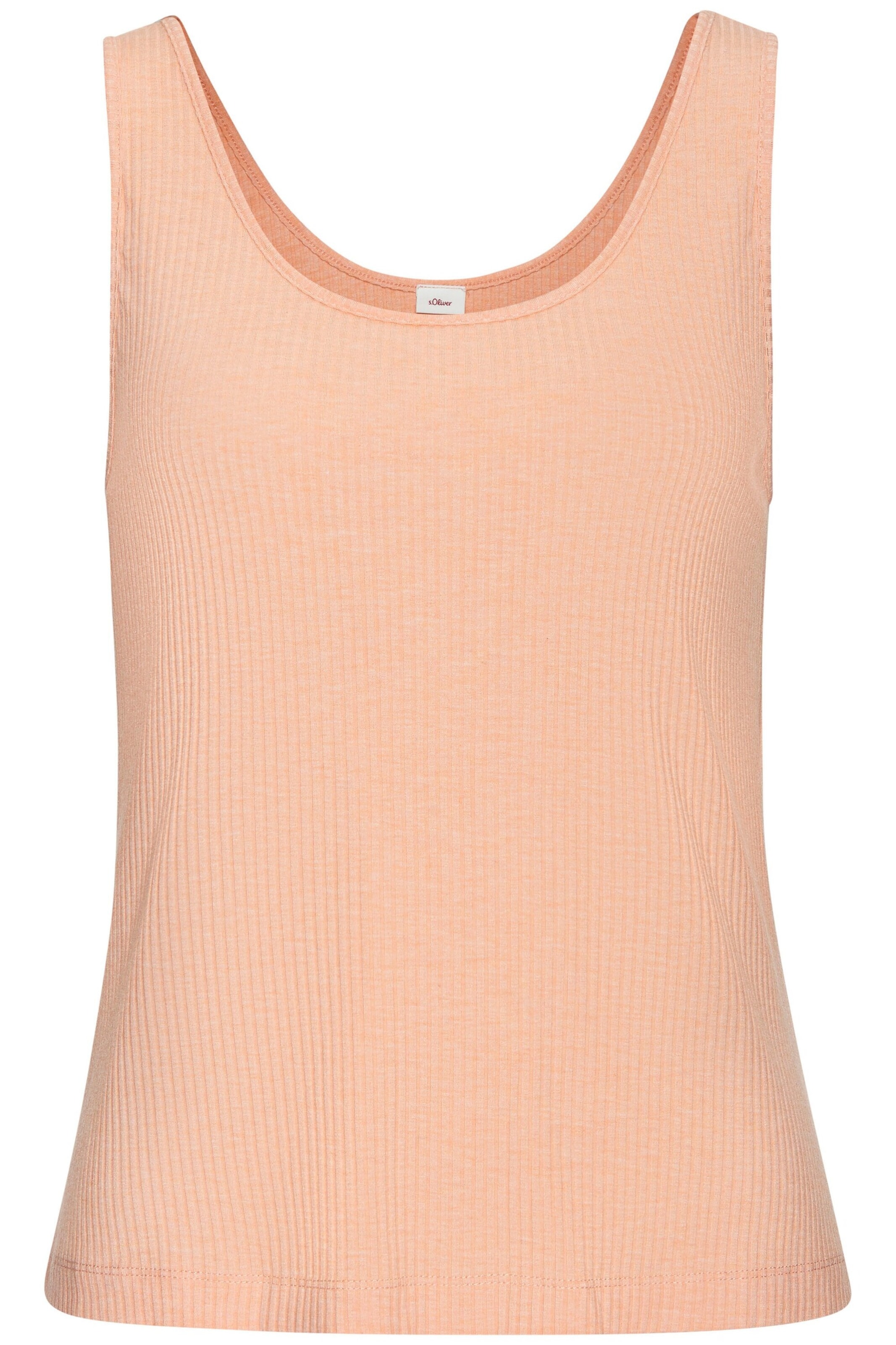 s.Oliver Tričko na spaní – oranžová: přední strana