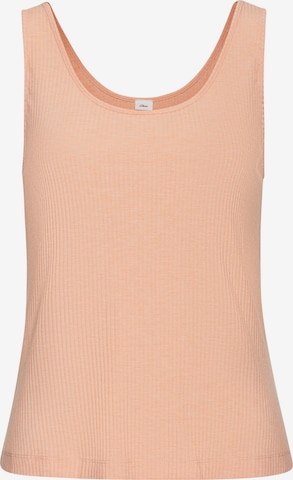 Chemise de nuit s.Oliver en orange : devant