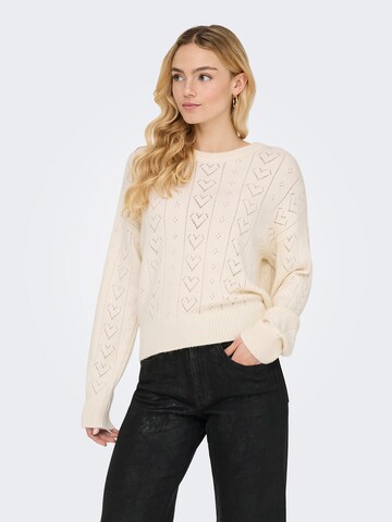 ONLY - Jersey 'ONLIsa' en blanco: frente