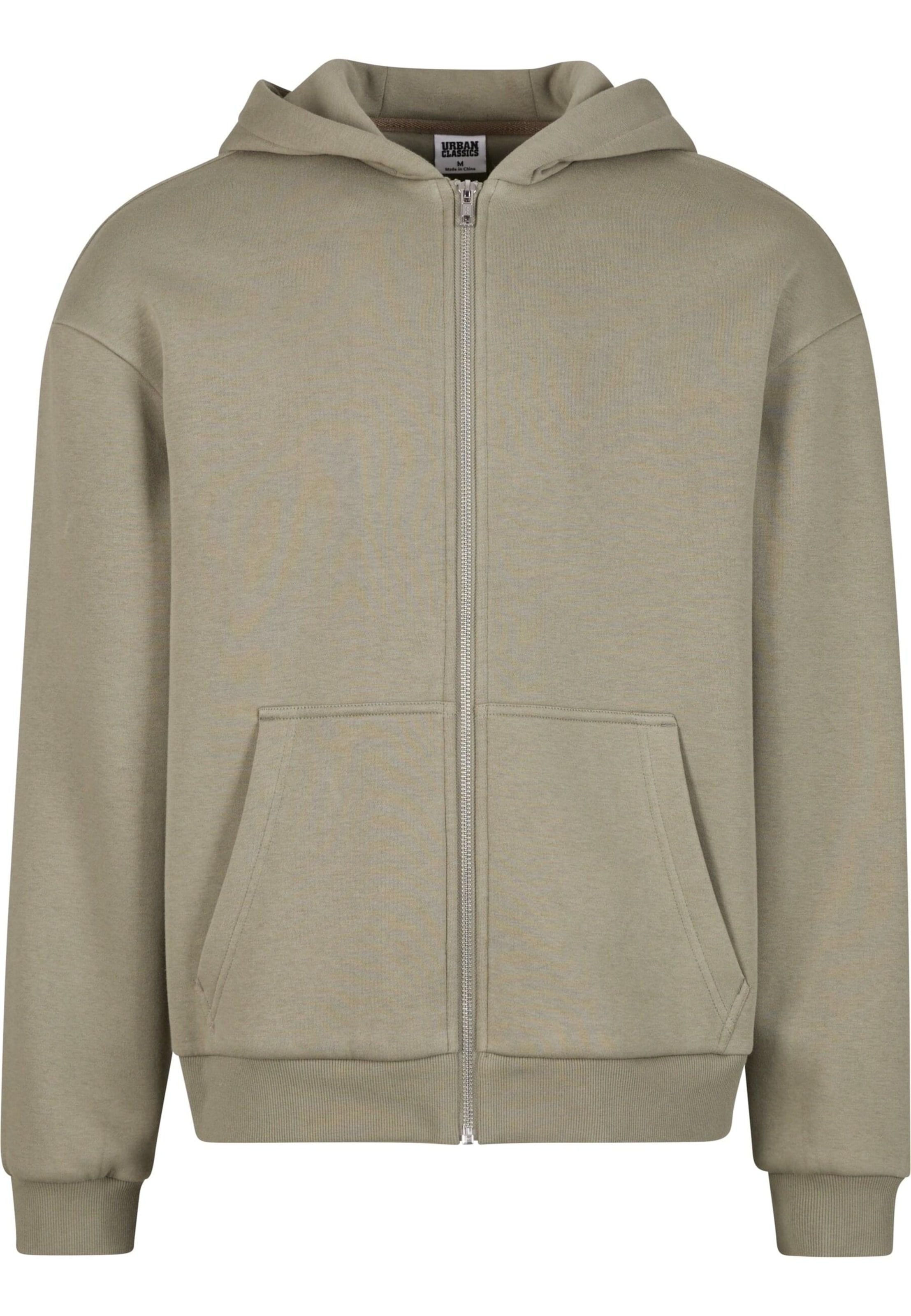 Veste de survêtement Urban Classics en vert : devant