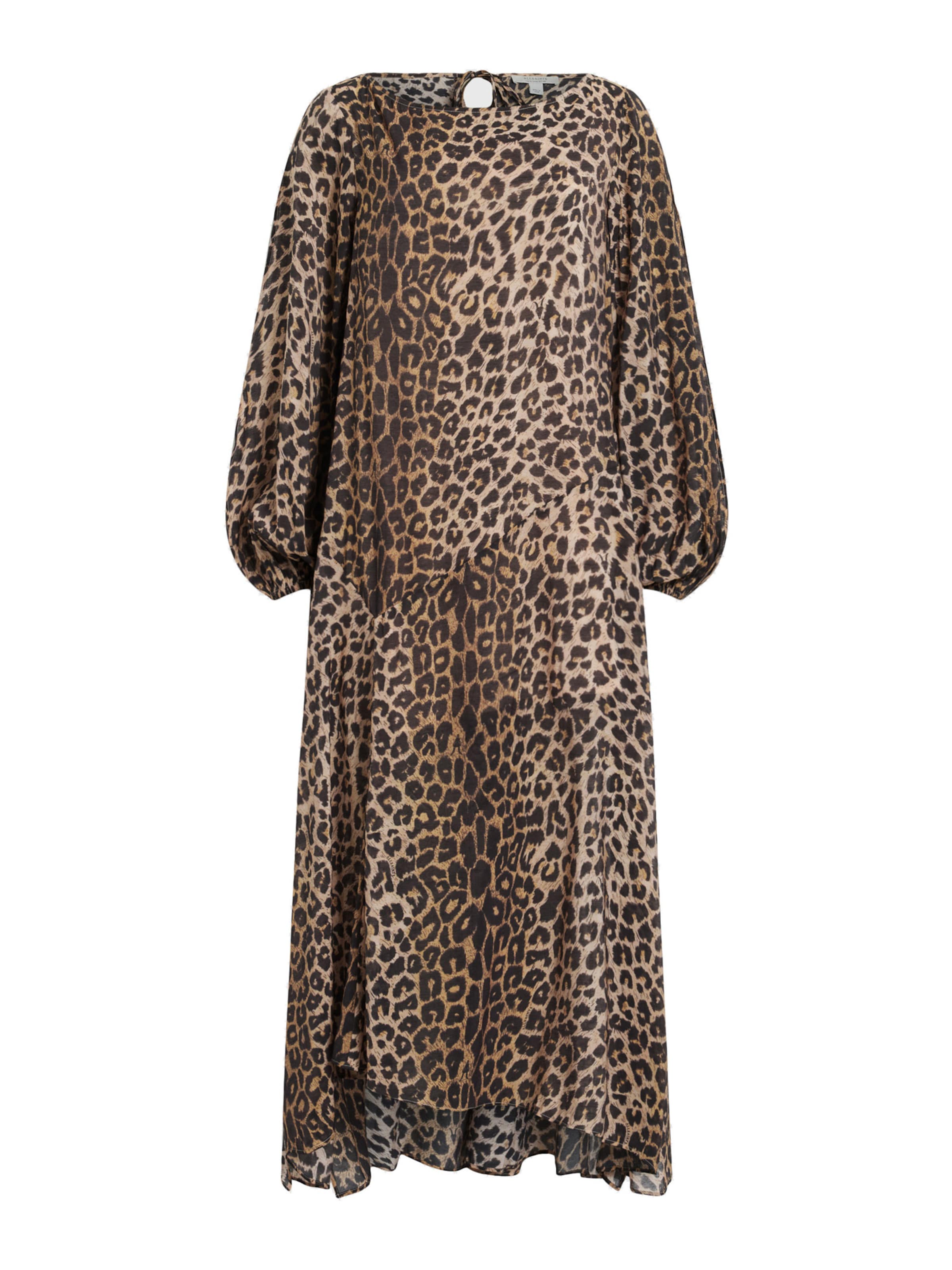 AllSaints Kjole 'JANE' i cognac / lysebrun / sort, Produktvisning