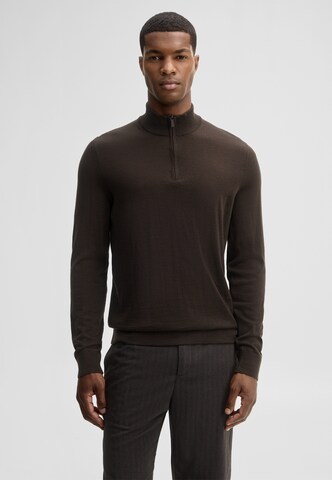 Pull-over 'Marek' STRELLSON en marron : devant