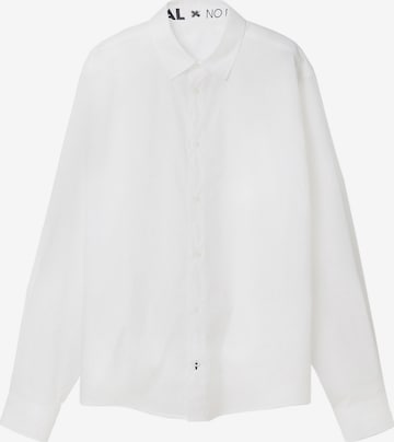 Coupe regular Chemise 'Armand' Desigual en blanc : devant