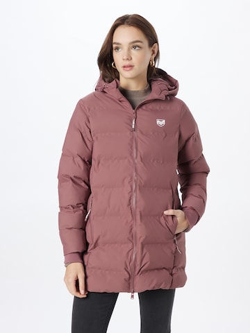 Manteau d’hiver 'Doreen' Lake View en rose : devant