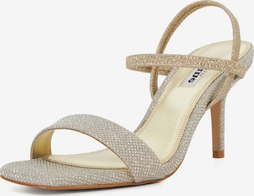 Sandales à lanières 'Methodical' Dune LONDON en or : devant