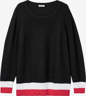 SHEEGO Sweater in Black: front