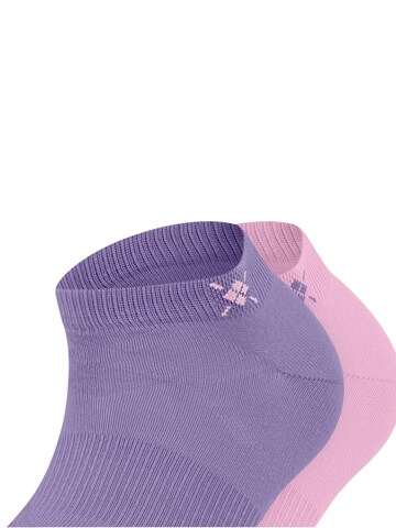 BURLINGTON Ankle Socks 'Everyday 2-Pack' in Purple