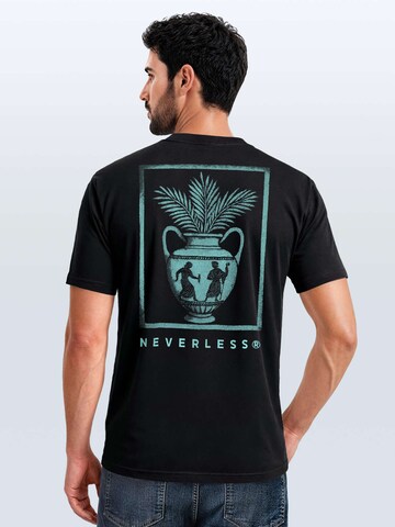 Neverless Shirt 'Greek Vase' in Black
