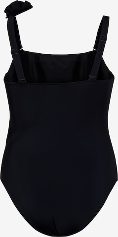 Swim by Zizzi - Soutien Bustier Fato de banho 'SANITA' em preto