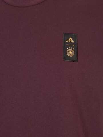 T-Shirt fonctionnel 'Germany Lifestyler Heavy ' ADIDAS SPORTSWEAR en rouge