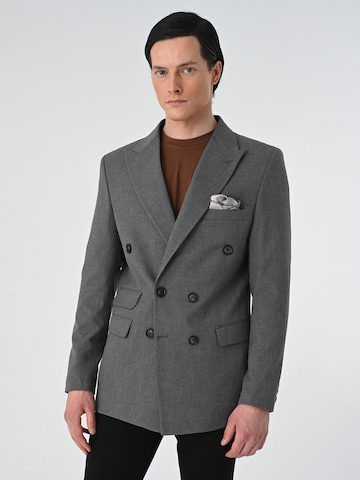 Coupe slim Veste de costume Antioch en gris : devant