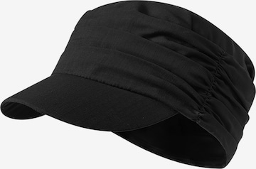 Magicshe Hat 'Schirmmütze mit Falten' in Black: front