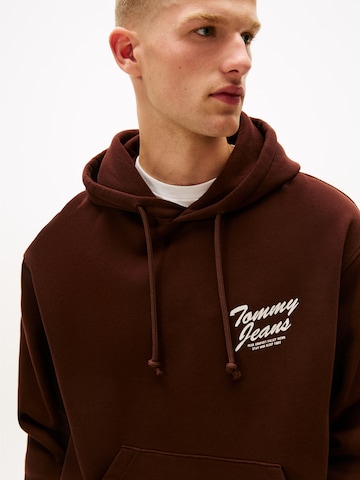 Sweat-shirt Tommy Jeans en marron