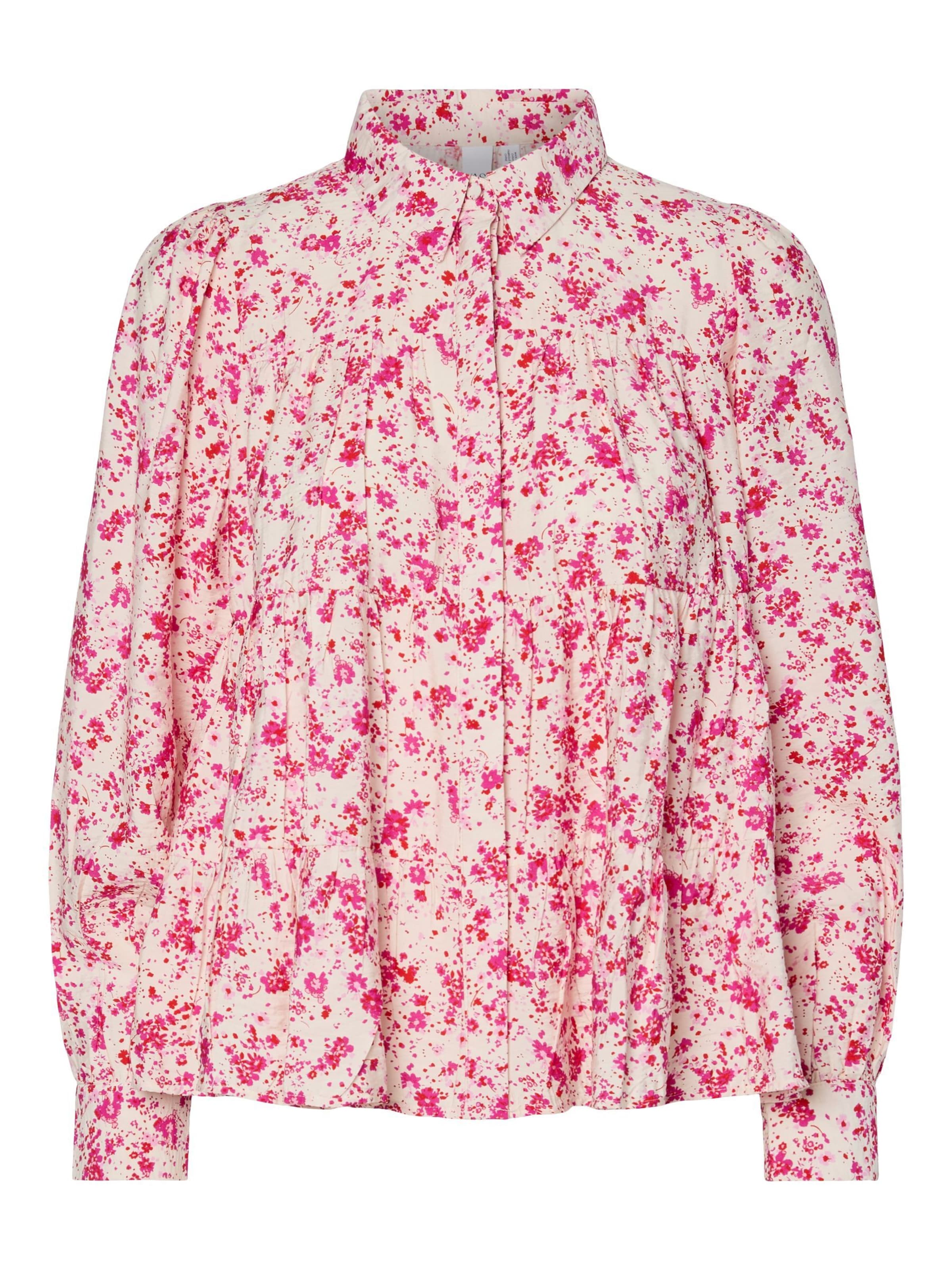 YAS Blouse 'Pala' in Pink: front