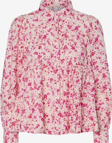 YAS Bluse 'Pala' i pink: forside