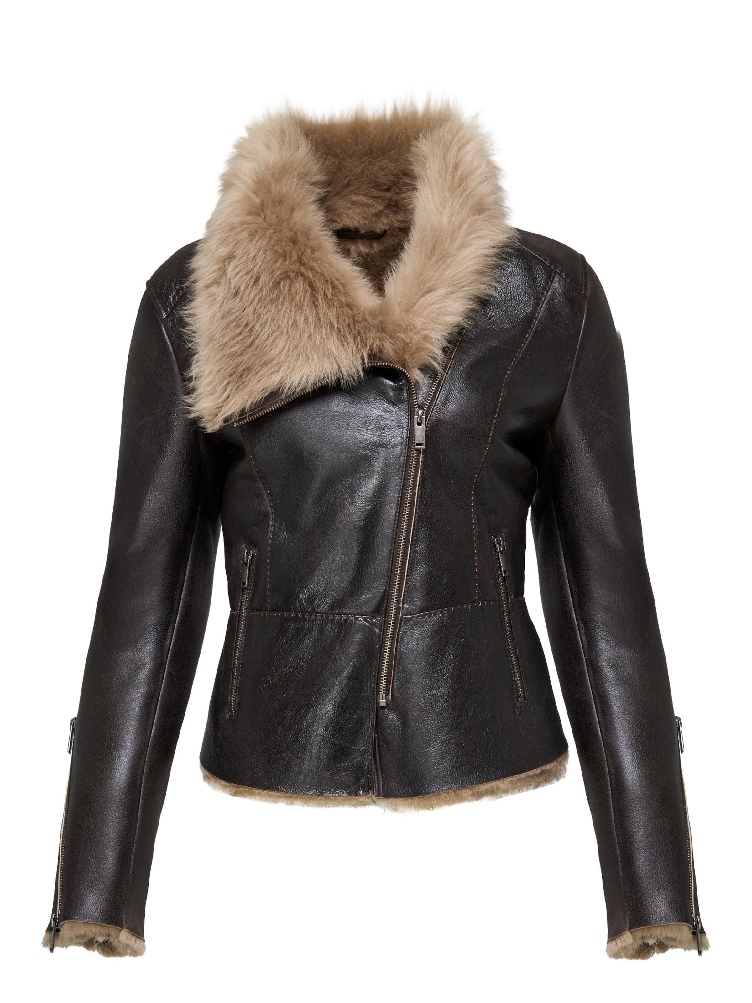 V S P - Chaqueta de invierno 'Renata' en marrón: frente