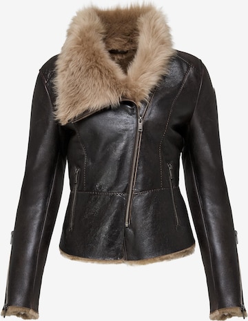 V S P Winter Jacket 'Renata' in Brown: front