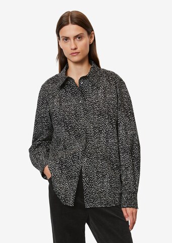 Marc O'Polo Blouse in Zwart: voorkant