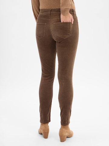 Franco Callegari Slimfit Hose in Braun