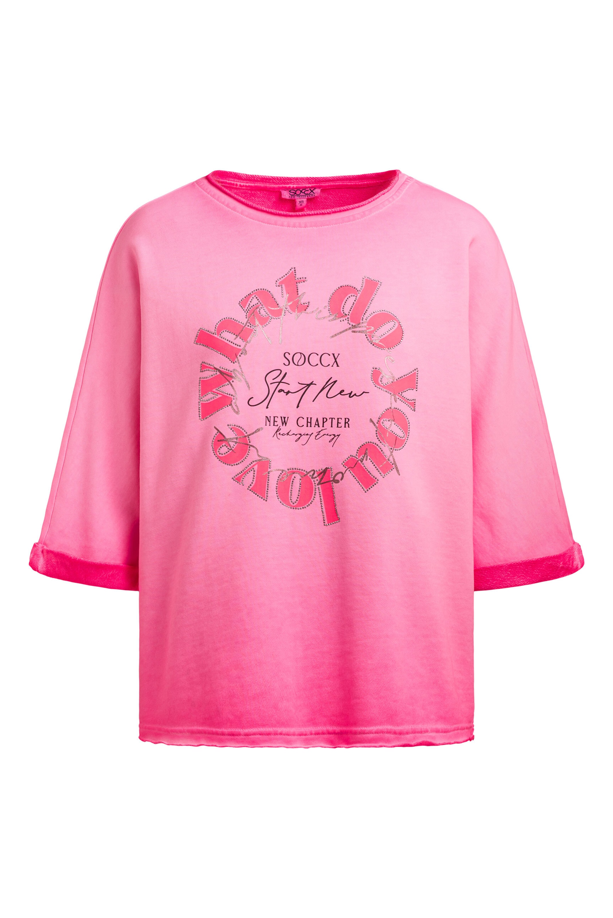 Soccx Sweatshirt in Red: front