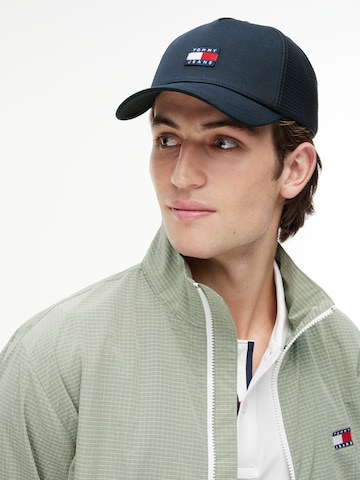 Tommy Jeans Čiapka 'Heritage' - Modrá: predná strana