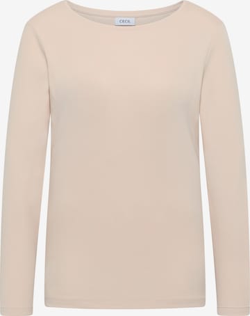 CECIL Shirt in Beige: front
