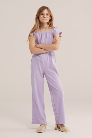 WE Fashion Overall in Lila