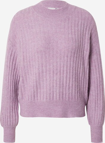 Pull-over 'KAMARA' ICHI en violet : devant