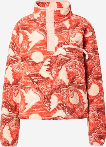 COLUMBIA Спортен пуловер 'Helvetia™ II' в червено: отпред