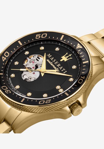 Maserati Analog Watch 'Sfida' in Gold