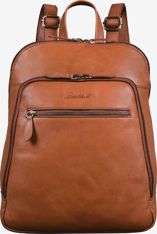 Benthill Backpack in Brown: front